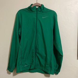 Nike Green Dri-fit Zip-up
